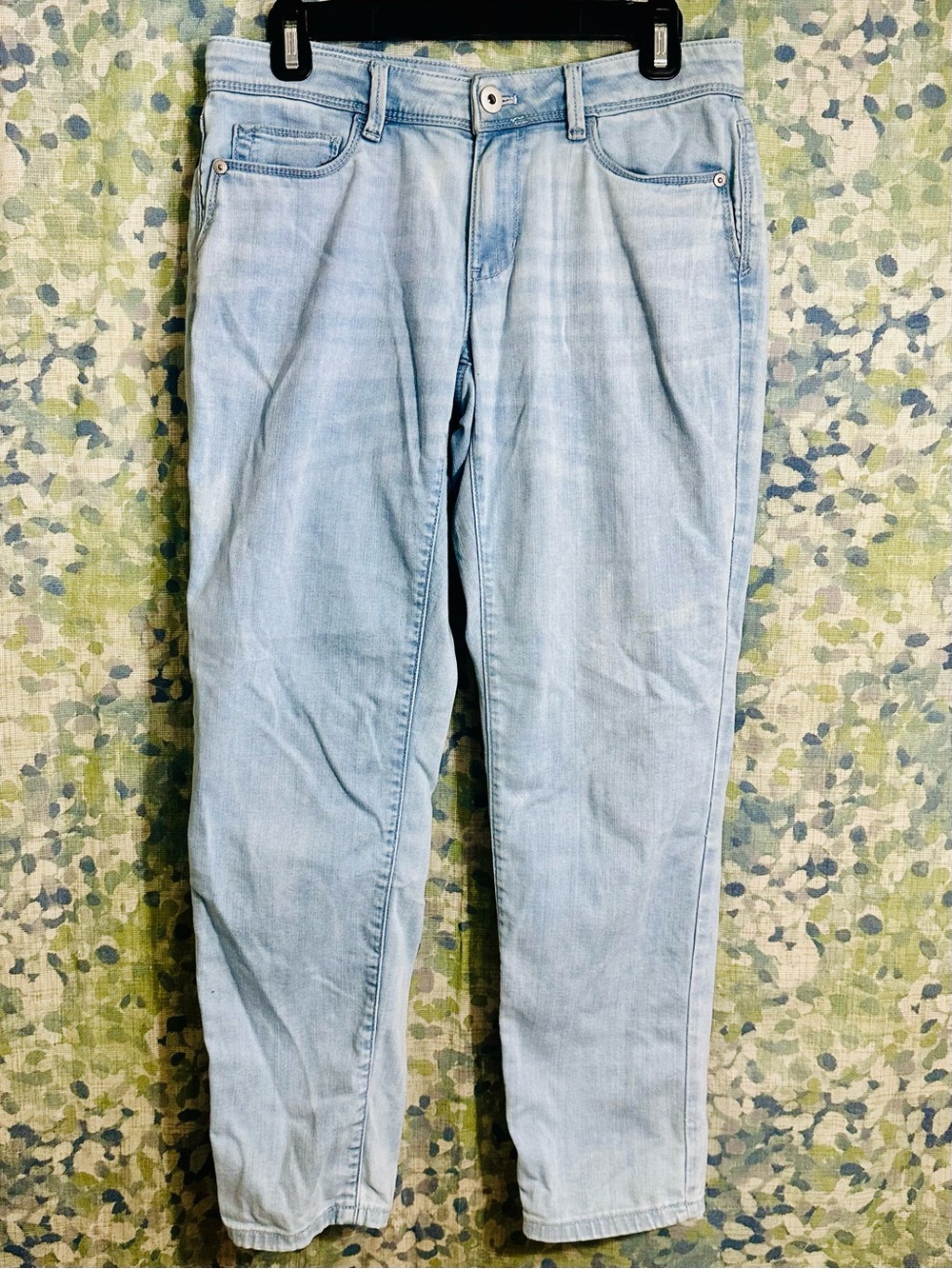 J.Jill Authentic Fit Slim Ankle Jeans Light Wash Stretch Denim Size 4